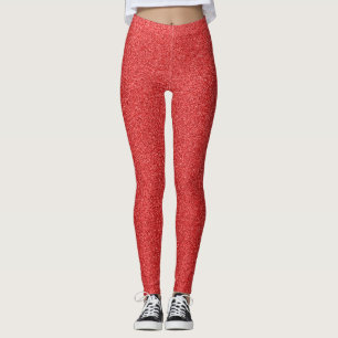 Leggings Parties scintillant rouge, étincelle, Arrière - pl