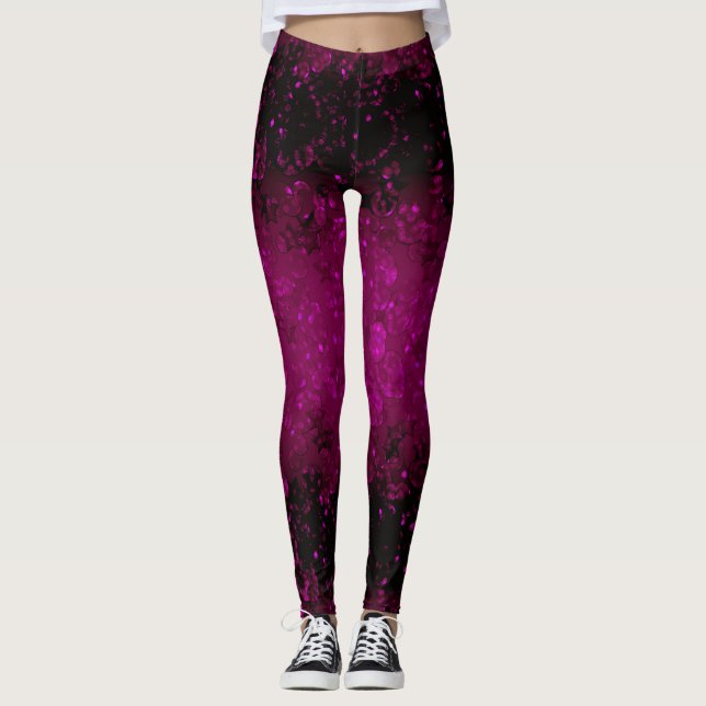 Leggings Parties scintillant scintillante transparente conf (Devant)