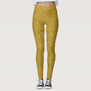 Leggings Parties scintillantes d'or de vacances partout