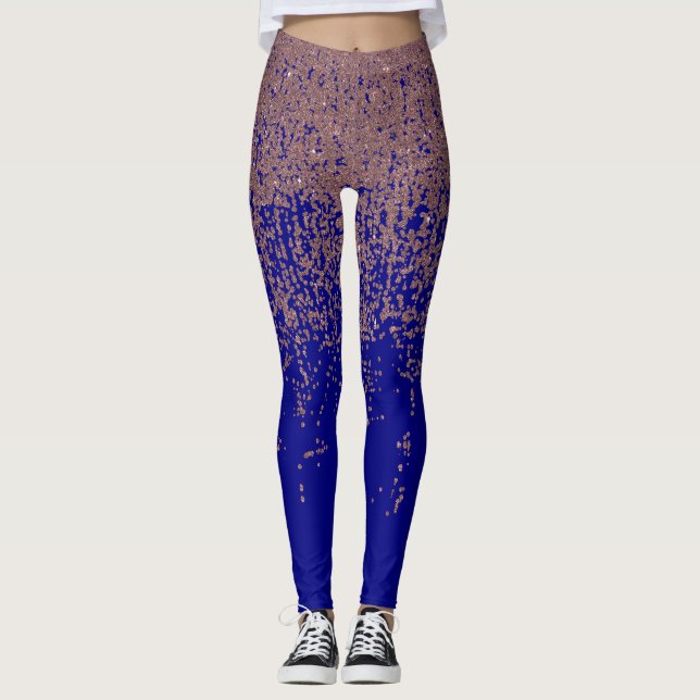 Leggings Parties scintillantes roses fascinantes Ombre de (Devant)
