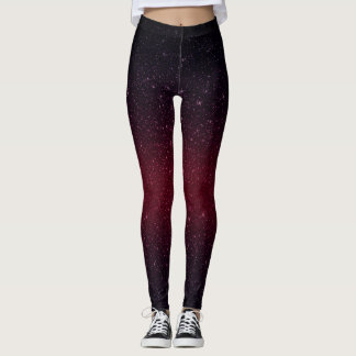 Leggings Parties scintillantes rouges modernes de Faux de