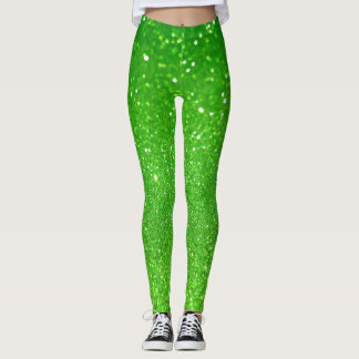 Leggings Parties scintillantes vertes
