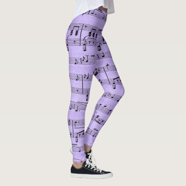 Leggings Partition violette (Droite)