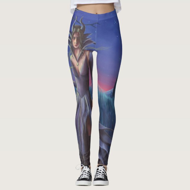 Leggings Partout guêtres maléfiques (Devant)