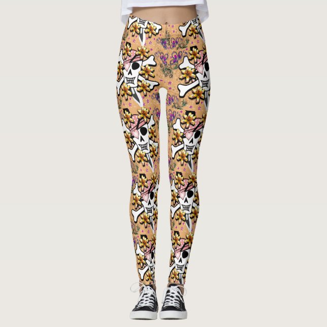 LEGGINGS PASSERELLES DE COMPÉTENCES PIRATE YOGA PANTS JOIGN (Devant)