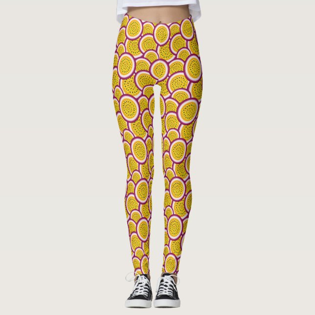 Leggings Passion fruit slices (Devant)