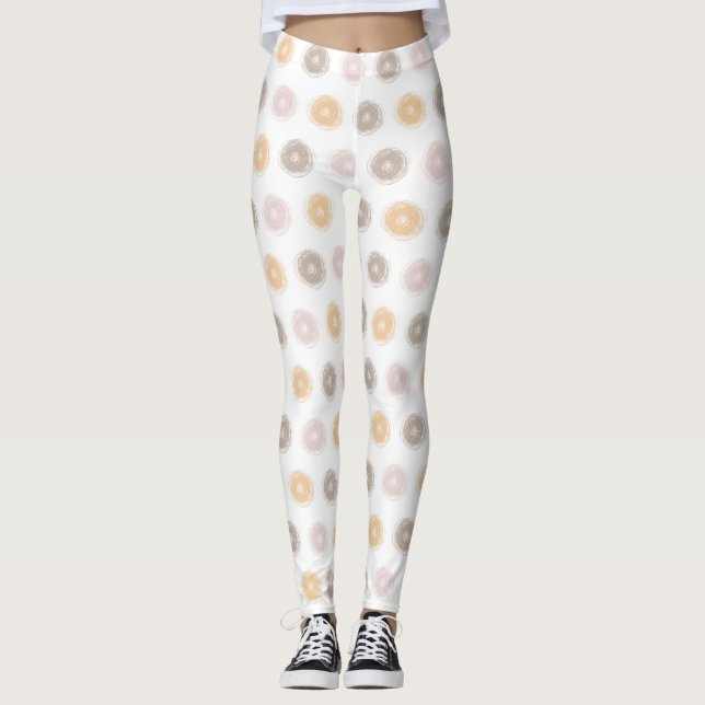 Leggings Pastel aux couleurs d'automne (Devant)
