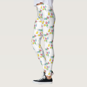 Leggings Pastel Candy Corn Pâques Panier Candy Kernels