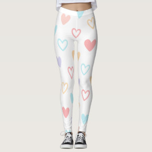 Leggings Pastel Hearts