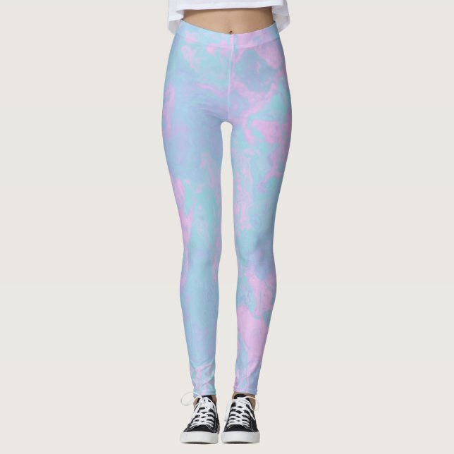 Leggings Pastel marbré (Devant)