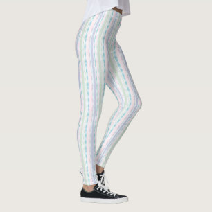 Leggings Pastel Motif rayé