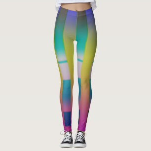 Leggings Pastel Peacock