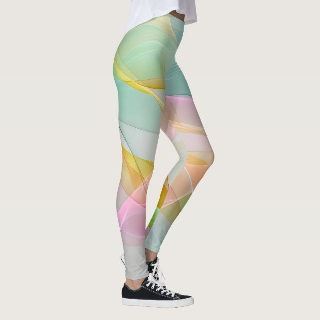 Leggings Pastel Symphony of Floating Sheer Ribbons (Droite)