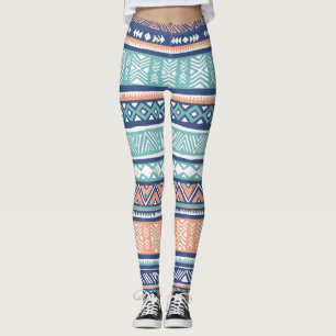 Leggings Pastel tribal Navajo : motif sans soudure.