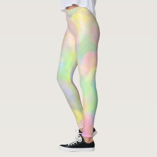 Leggings Pastels abstraits colorés