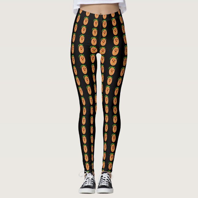 Leggings Patch de citrouilles (Devant)