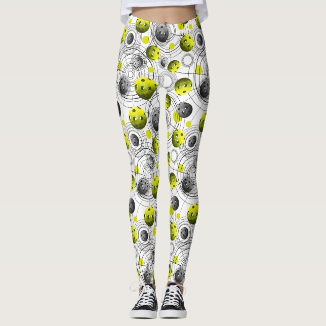 Leggings Patch Green Pikcleball (Devant)