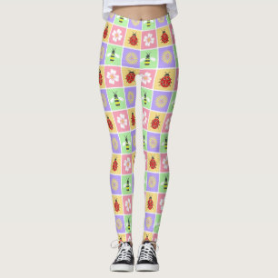 Leggings Patches de ressort