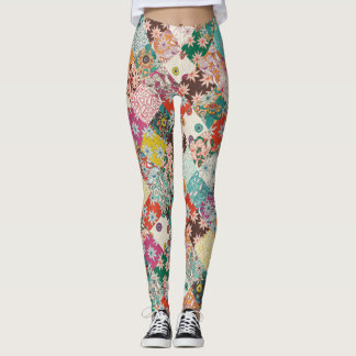 Leggings patchwork sarilmak