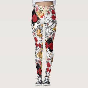 Leggings Patchwork vintage sans couture
