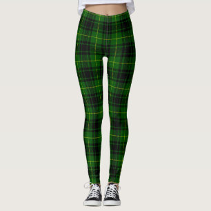 Leggings Pâte verte de tartan MacArthur