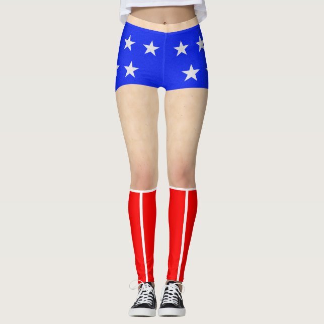 Leggings Pâtes et bottes de super-héros (Devant)