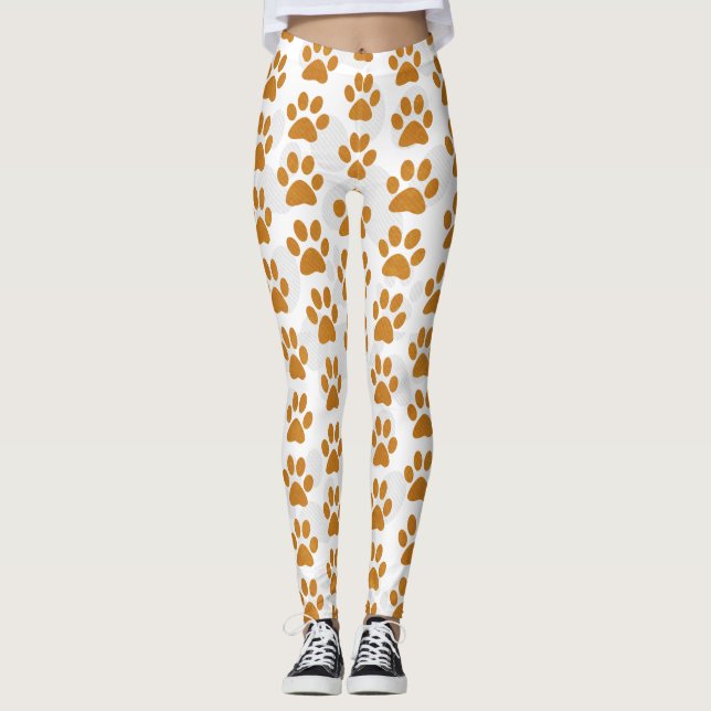 Leggings Pâtes et lecture (Devant)