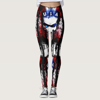 Leggings Patriotique Punisher (USA)