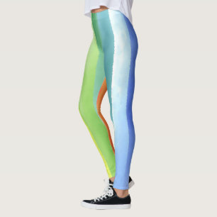 Leggings Pattern de Vertical Rainbow