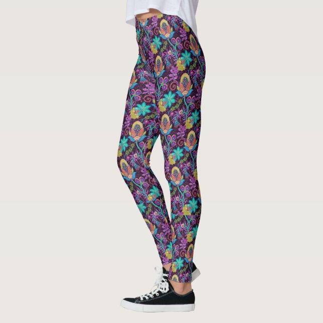 Leggings Pattern Glass-Beads Look (Gauche)