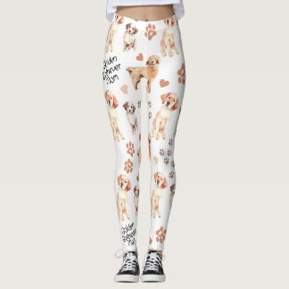 Leggings Patters de la mère de Golden Retriever