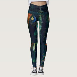 Leggings Paul Klee Fish Magic Peinture Abstraite Art graphi