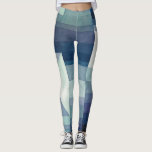 Leggings Paul Klee Harbinger d'automne. art bleu vintage<br><div class="desc">Paul Klee leggings "The Harbinger of Autumn". Aquarelle bleu vintage art.</div>