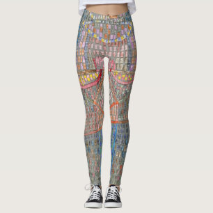 Leggings Paul Klee - homme dans des guêtres costumées