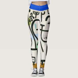 Leggings Paul Klee Rich Harbour Expressionnisme Abstrait