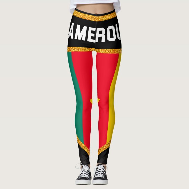 Leggings pavillon du Cameroun (Devant)