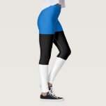 Leggings Pavillon Estonie<br><div class="desc">Drapeau patriotique d'Estonie.</div>