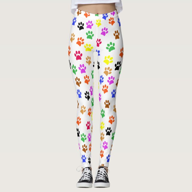 Leggings Paws colorés (Devant)