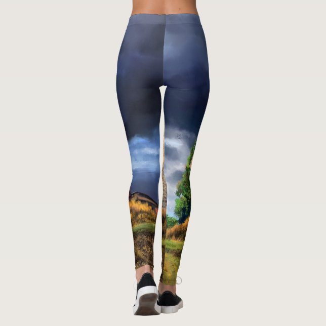 Leggings Paysage et temps dans la Pays-Bas - Dessin (Dos)