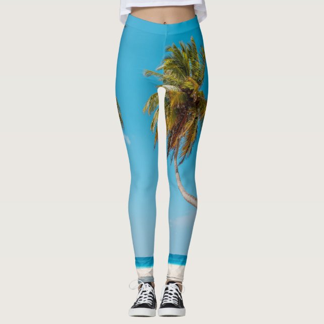 Leggings Paysage marin merveilleux (Devant)
