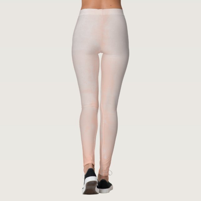 Leggings Peach Grey rustique ombre (Dos)