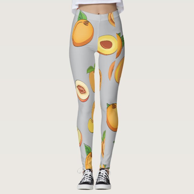 Leggings Peach Pattern 6 (Devant)