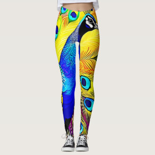 Leggings Peacock