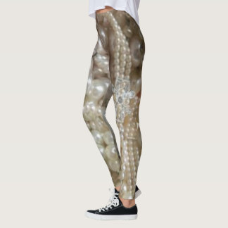 Leggings pearls sheen