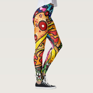 Leggings Peau de champignon sauvage et délirante