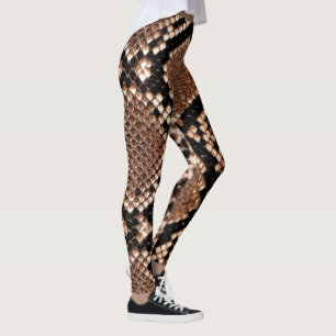 Leggings Peau de Crotale Diamanté Occidental
