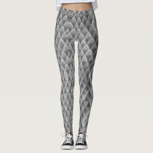 Leggings Peau de serpent gris