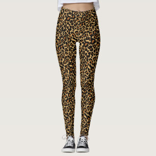 Leggings Peau léopard Peau animale Imprimer