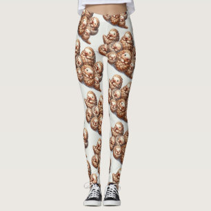 Leggings Pêche adorable pour pangolins câlins et mignons