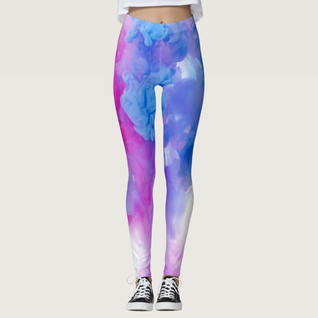 Leggings Peindre les plumes (Devant)